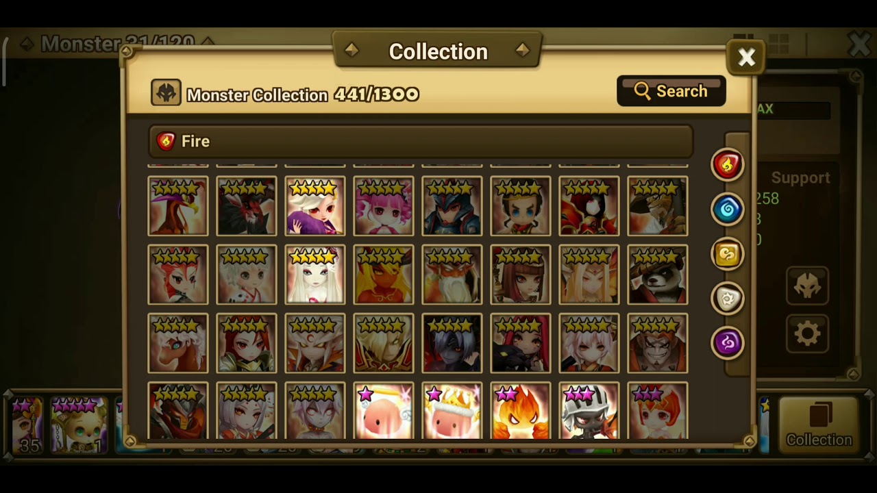 summoners war top 10 nat 5 star element fire