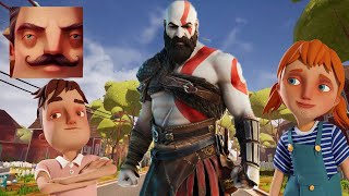 Hello Neighbor - New Neighbor God of War Ragnarök Kratos History Gameplay Walkthrough screenshot 4