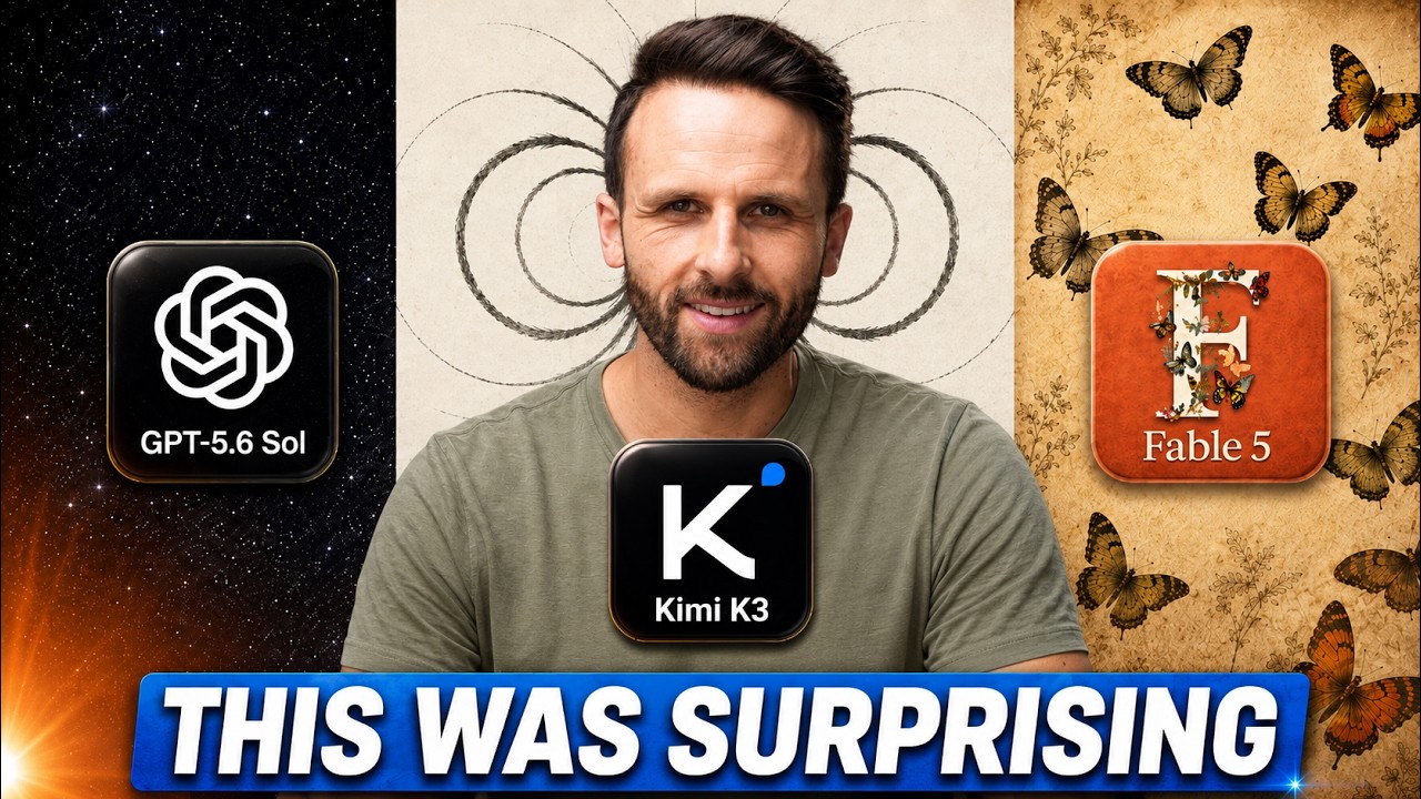 Kimi K3 vs Fable 5 vs. GPT 5.6 (Raw Results)