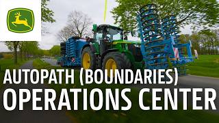 AutoPath (Boundaries) con John Deere Operations Center | Video tutorial
