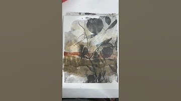 Spicing Up Your Gelli Prints with Laser Magic! Watch now!  #shorts #laserprint #gelliprinting