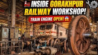Inside Gorakhpur Railway Workshop  | Train Engine Repair &amp; Giant Wheels | My Mamu’s Workplace