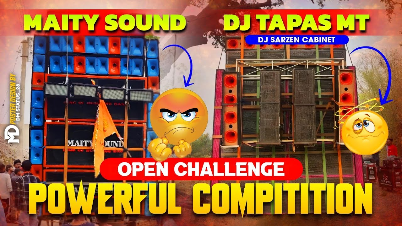 Maity Sound👑 Vs Dj Tapas Mt 👑|| Open Challenge Competition || At Manpur 🚩🔥 