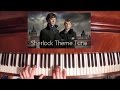 Sherlock (BBC) - Main theme - Piano cover/tutorial