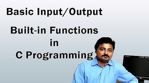 How the basic I/O built-in functions helps C programming ?