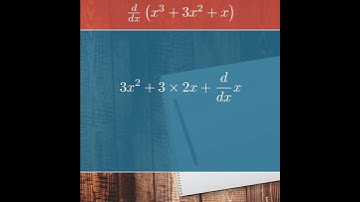 How to solve the derivative of f(x) = x³ + 3x² + x | Problem [#8] | #Shorts