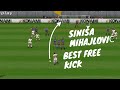 Mihajlovic free kick compilation | Winning Eleven 2002 | PS1