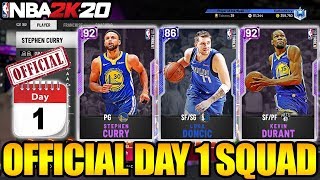 It's finally time to start out road having the best team in nba 2k20
myteam! we'll be starting by showing you guys my day 1 squad myteam
and a...