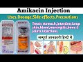Amikacin injection uses dosage side effects precautions and drug interactions  mikacin injection