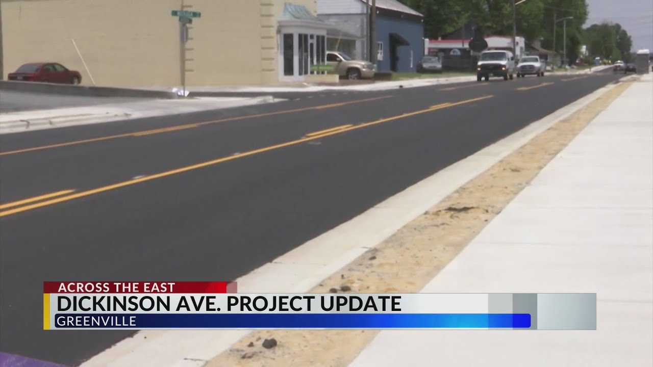 Section of Dickinson Avenue under construction in Greenville reopens YouTube