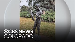 Greeley police search for suspects in theft of bronze statue from park