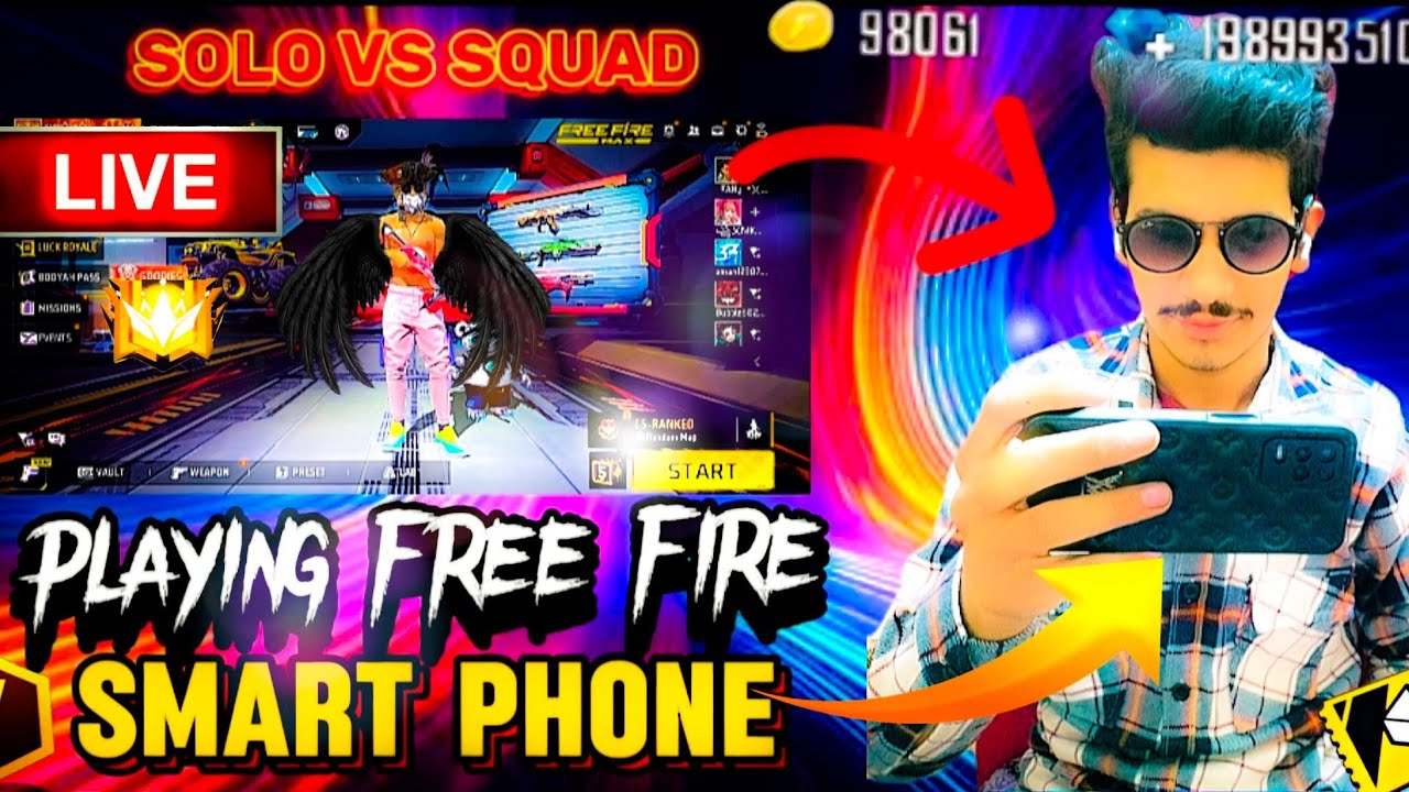 BEST SOLO VS SQUAD GAMEPLAY ON MOBILE PLAYER |GARENA FREE FIRE BHAVYA ...