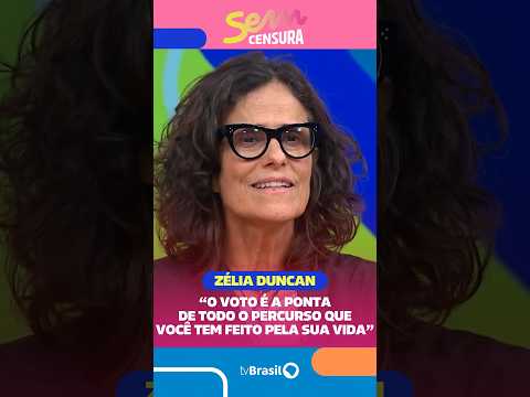 Zélia Duncan fala sobre a importância de continuar participando das eleições depois dos 70 anos