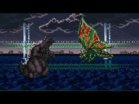 Super Godzilla - Super Nintendo. Detonado até o fim com legendas em português.