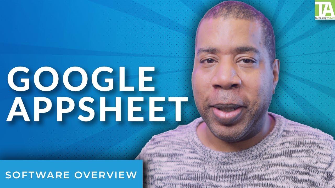 Google AppSheet Software Overview YouTube