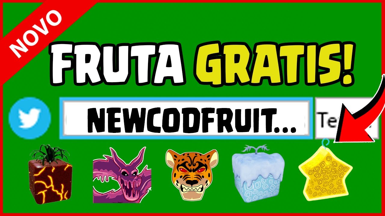 Chegou Código de Todas as Frutas Permanentes Grátis no Blox Fruits