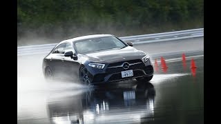 【DST】メルセデス・ベンツ CLS 450 4マチック スポーツ vs アウディ A7スポーツバック 1st エディション（ウェット旋回ブレーキ編）【DST♯125-05】