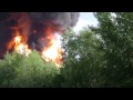 Пожар на на нефтебазе под Киевом Огромный пожар. 10.06.2015