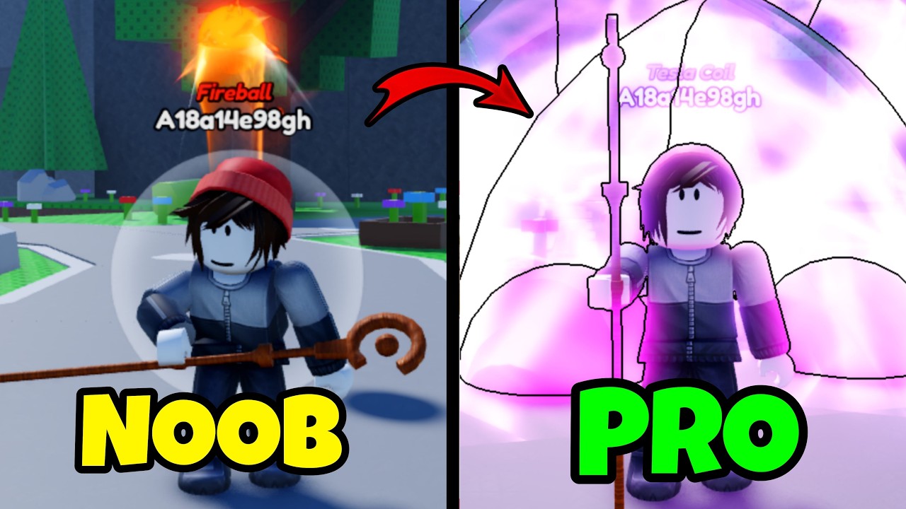 NOOB to PRO Simple Spells! Roblox - Tutorial