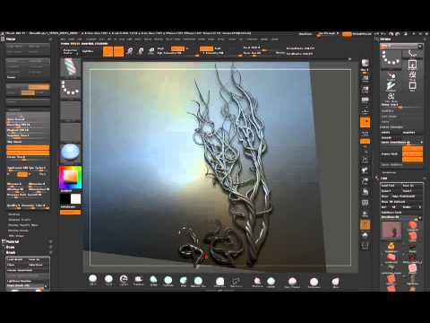 creating vines in zbrush