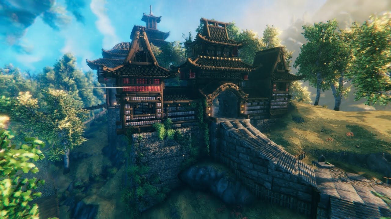 Valheim Build ZEN Japanese inspired base YouTube