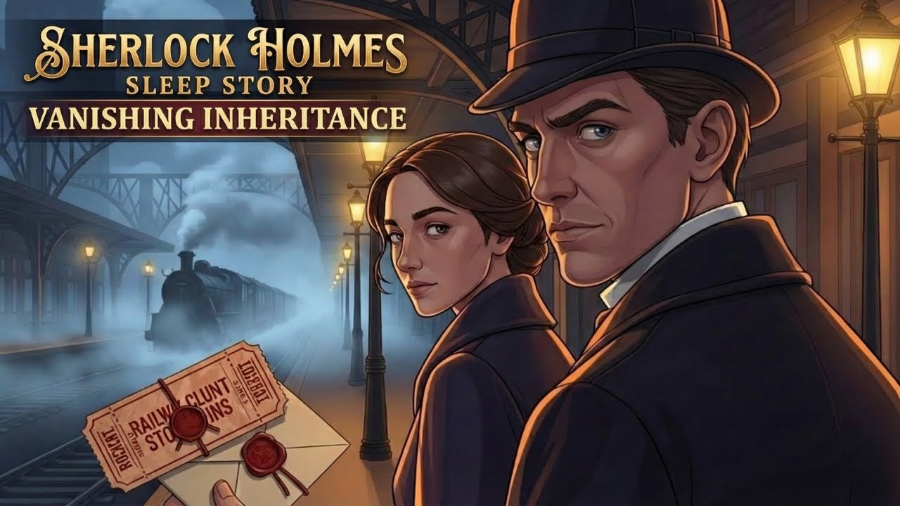Sherlock Holmes Sleep Story – The Vanishing Inheritance File | Gentle Victorian Mystery at 221B