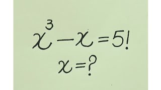 France l Olympiad Math Algebric factorial problem l x=