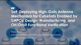 Download Lagu CONF-MCEE 2026 - Self-Deploying High-Gain Antenna Mechanism for CubeSats Enabled by SMPCs: Design... MP3