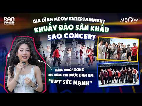 MEOW ENTERTAINMENT family rocks SAO CONCERT, HANG BINGBOONG gets emotional on her return