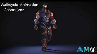 Thor Walk Cycle Animation | Maya & Unreal Engine Render