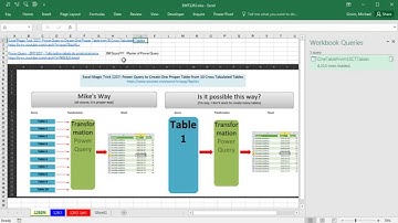 Excel Magic Trick 1263: Power Query M Code: 10 Cross Tabulated Transformed into 1 Proper Data Set