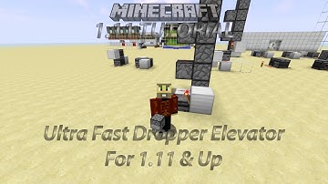 Ultra Fast Dropper Elevator for 1.11 & Up