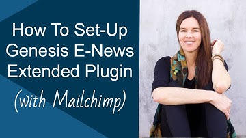 Genesis E-News Extended: How To Add Mailchimp Email Form (Genesis & WordPress)
