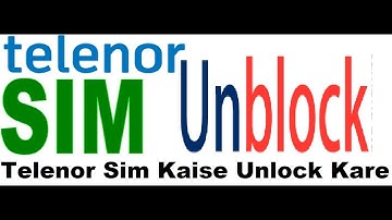 how to unblock telenor sim