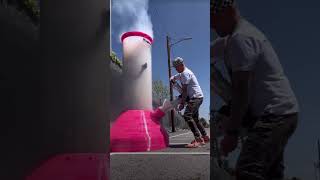 Human size bong rip experiment. Human size bong rip experiment.