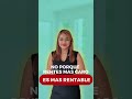 NO PORQUE SE RENTE MAS CARO ES MAS RENTABLE