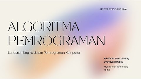 UTS - Konsep Dasar Algoritma Pemrograman