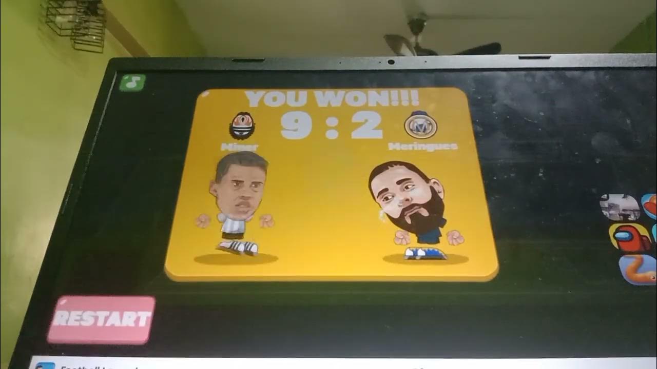 Im playing FOOTBALL LEGENDS in Poki games. YouTube