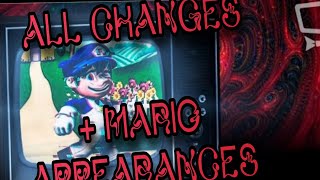 All changes during the COMING UP NEXT (SMG4) stream + Mario's appearances