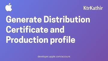 Generate Distribution Certificate and Production Profile | TestFlight | KtrKathir
