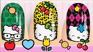 Hello Kitty Nail Color Fun Game | Funny Nail Art Design Games For Girls screenshot 5