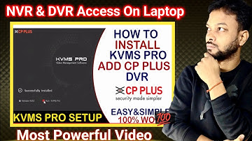 Kvms Pro Cctv Online DVR //NVR View In Laptop #ipcamera #Cctv #ip