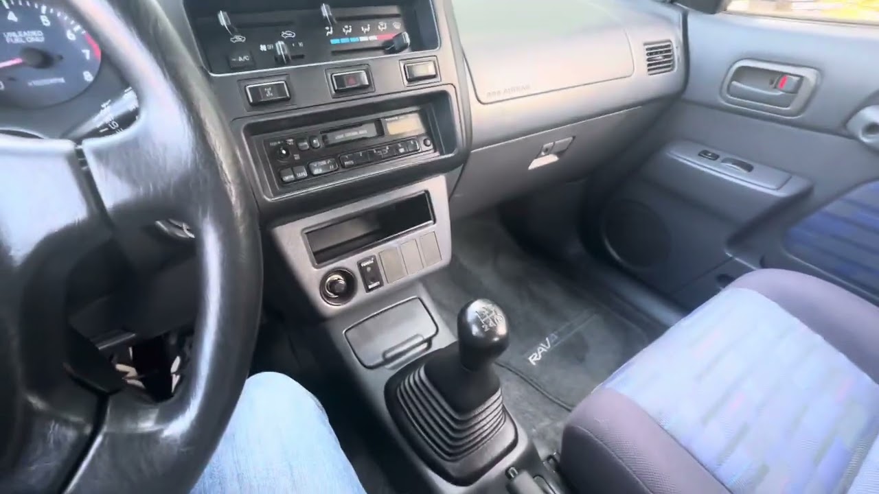 1996 Toyota RAV4 four-wheel-drive, five speed manual test drive