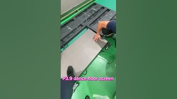P3.91 out dance floor screen wall3840hz +interactive #led #ledscreenrental