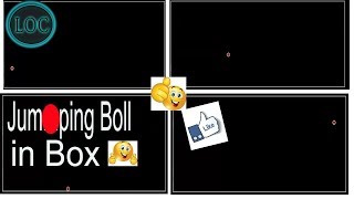 graphics program in c | Jumping boll in Box
