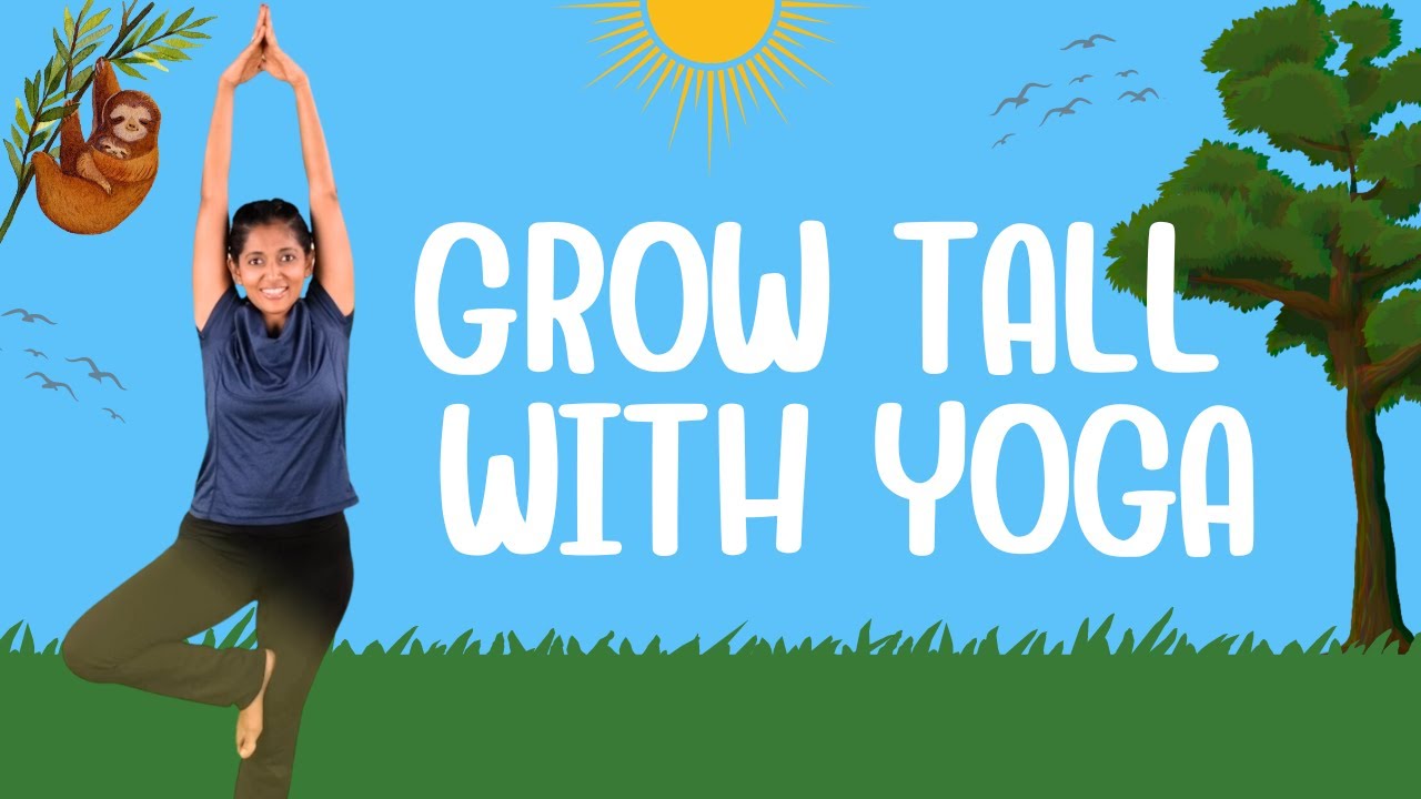 Grow Tall with Yoga, Fun Warm Up for Kids