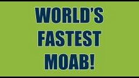 MW3 Worlds Fastest MOAB: 24 SECONDS!