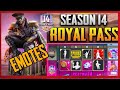 Season 14 royal pass emotes  pubg mobile  epic360 gaming