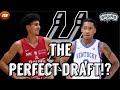 Spurs perfect draft zaccharie risacher  rob dillingham