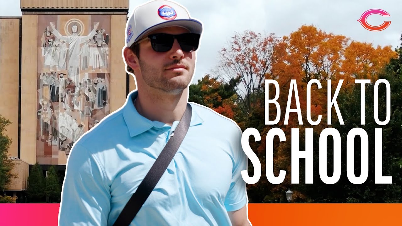 Back to School: Cole Kmet returns to Notre Dame | Chicago Bears